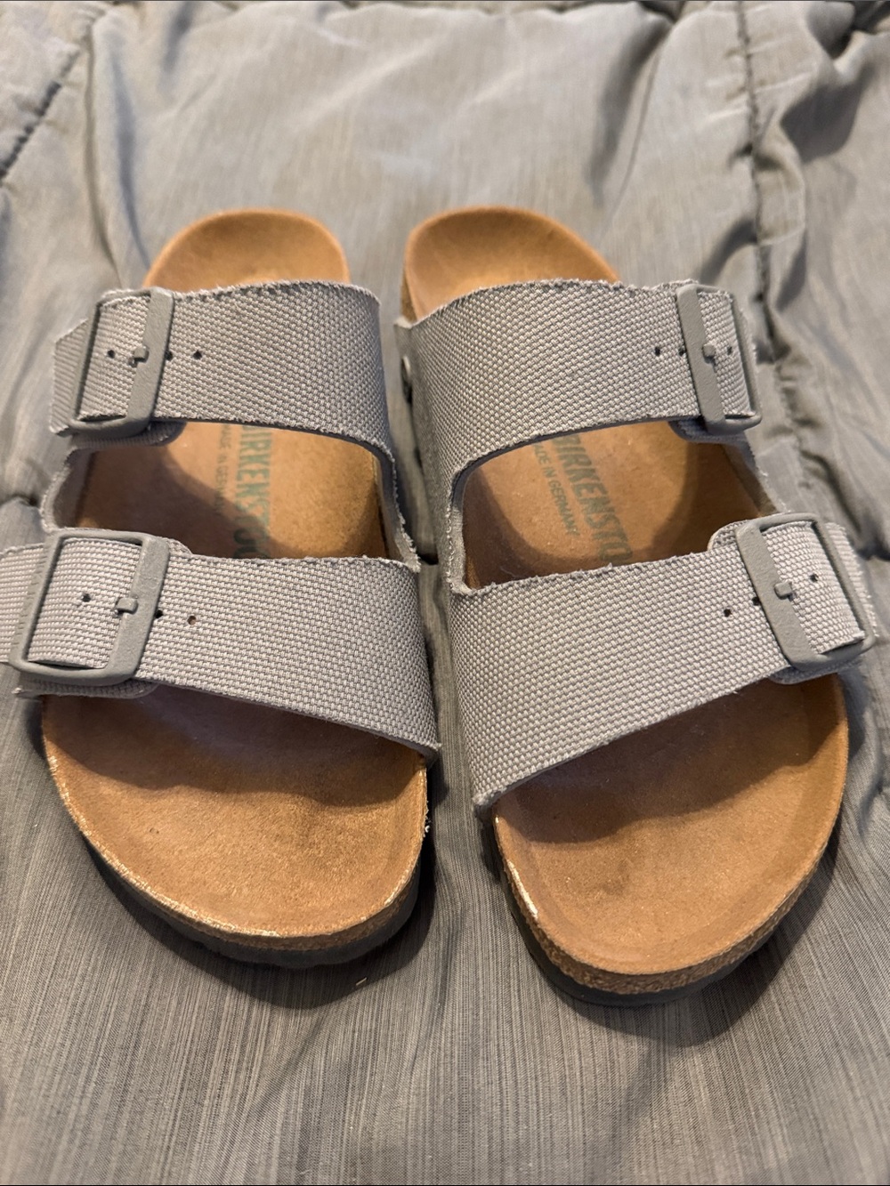 Birkenstock Two-Strap Sandals Light Gray